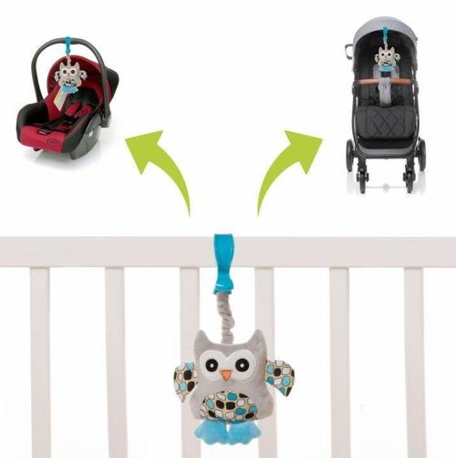 купить Игрушка-подвеска 4Baby Squeeze Toy Ob-02 Bufnita в Кишинёве 