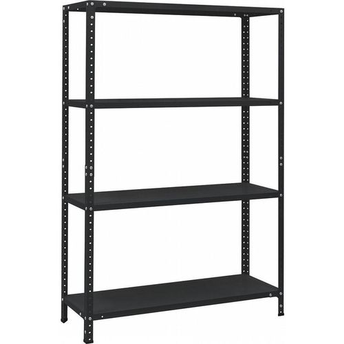 купить Cтеллаж складской УХЛ-МАШ МС-Ч 1450x1000х400 Стеллаж модульный (4 полки) Чёрный в Кишинёве 