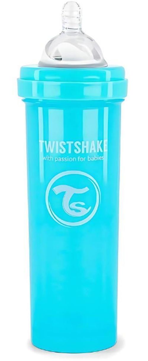 cumpără Cană cu pai U-Grow 78262 Biberon Anti-Colici, Albastru Pastel, 330 ml, 0+ luni în Chișinău 