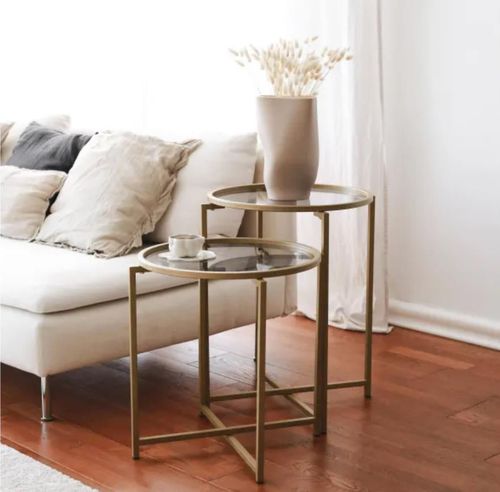 купить Журнальный столик Trendy S407U, Aur 50x60x50cm в Кишинёве 