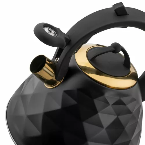 купить Чайник Tadar Crystal Mat Black-Gold 3L в Кишинёве 