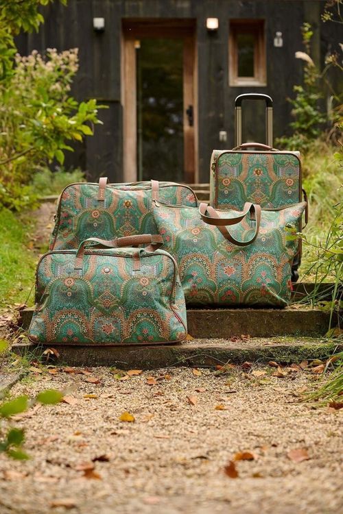 купить Сумка дорожная Pip Studio 51.275.024 Tovy Weekend Bag Large Jabali Green 65x25.5x35cm Green в Кишинёве 