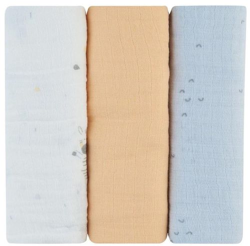 купить Аксессуар для пеленания Kikka Boo 31103010095 Pelinci de muselina Stripy Friends, 75x75cm, 3buc в Кишинёве 