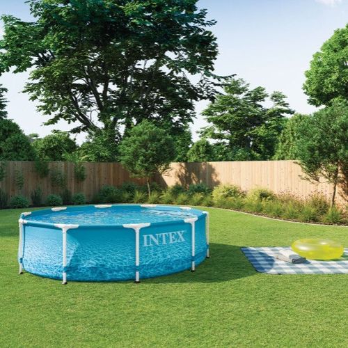 cumpără Piscină cu cadru Intex 28208 Beachside Metal Frame 305x76cm, 4485L, cadru metalic în Chișinău 