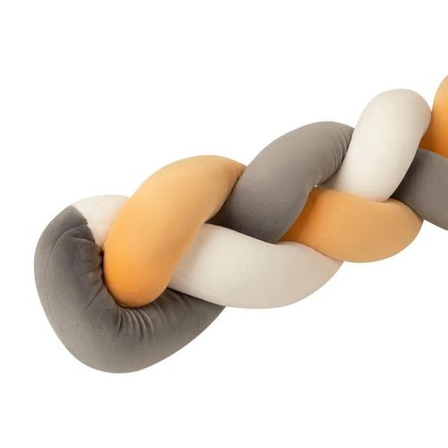 купить Бортик для кроватки Premaman PCI11V-JAM-UNQ Protectie laterala impletita Galbena в Кишинёве 