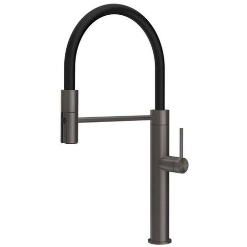 купить Смеситель кухонный Gessi 60210-707 Gessi 316 Black Metal Brushed PVD в Кишинёве 