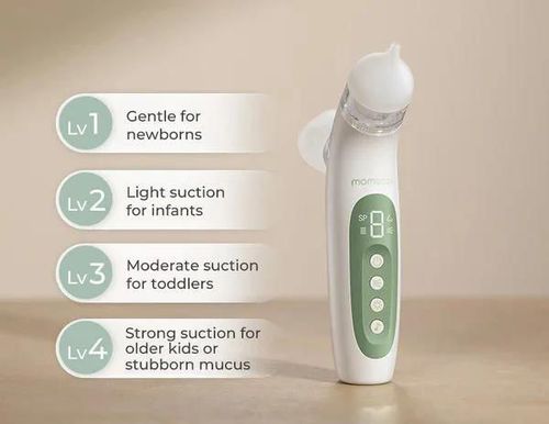 купить Аспиратор назальный Momcozy BN007-GE12BA-A BreezyClear 2in1 (electric) в Кишинёве 