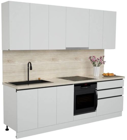 купить Мебель для кухни ArtFlame GOLA White (2.6 m.l.) в Кишинёве 