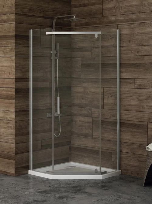 cumpără Cabină de duș New Trendy New Komfort Pentagonal 80x80x195 Hinged K-0803 în Chișinău 