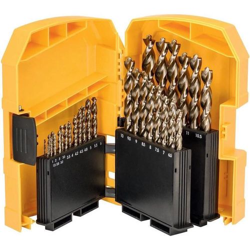 купить Набор головок, бит, насадок DeWalt DT4957 Set burghie metal HSS E Cobalt (29 buc) в Кишинёве 