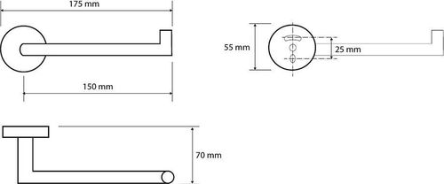купить Держатель бумаги Bemeta Omega 104212032L в Кишинёве 