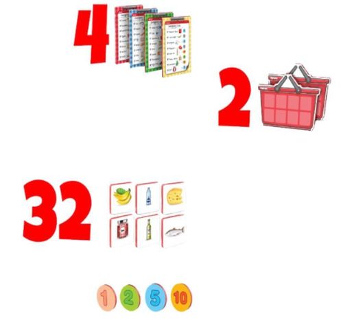 купить Настольная игра miscellaneous K1916 Joc educativ Lista de cumpărături, 70 elem. в Кишинёве 