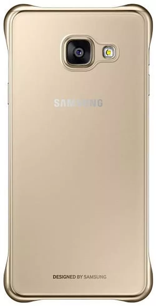 купить Чехол для смартфона Samsung EF-QA310, Galaxy A3 2016, Clear Cover, Gold в Кишинёве 