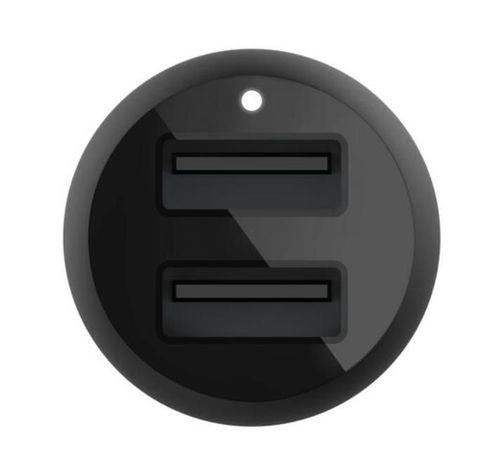 cumpără Încărcător pentru automobil Belkin CCB001BTBK Dual USB-A Car Charger, 12W X2, BLK în Chișinău 