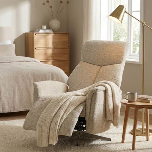 купить Кресло Deco Recliner Taren ROM-010 Beige (Royal Boucle Natural) в Кишинёве 