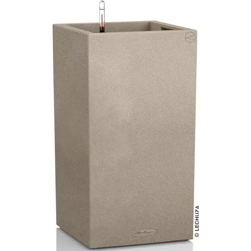 cumpără Ghiveci pentru flori Lechuza Canto Stone 40 High, Sandy Beige în Chișinău 