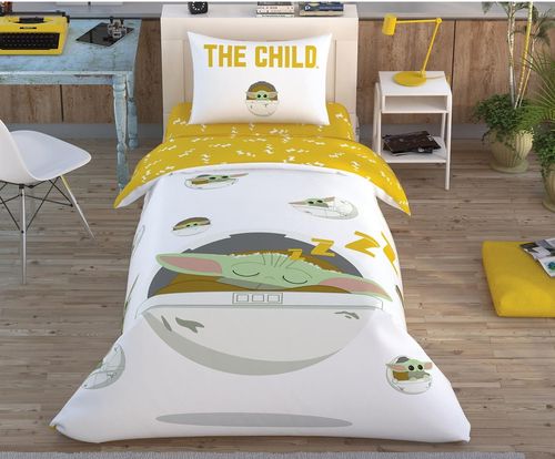 cumpără Lenjerie de pat pentru copii Tac Disney Star Wars The Child Single (60255739) în Chișinău 