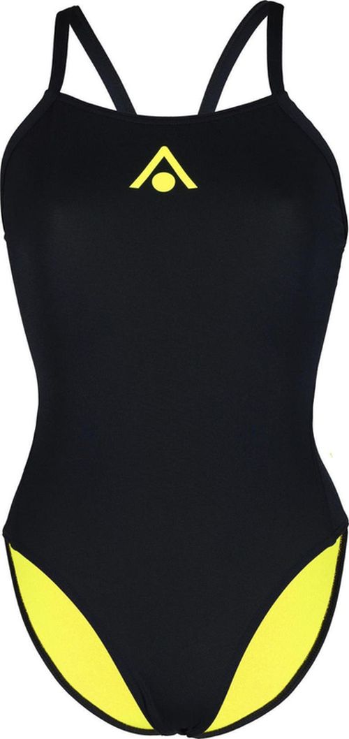 cumpără Accesoriu pentru înot AquaLung Costum baie dame ESSENTIAL Diamond Back ADJ Blk Ylw 34 în Chișinău 