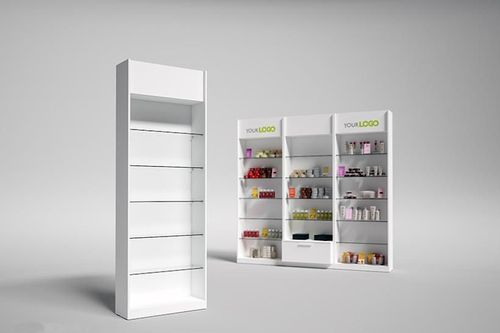 купить Тумба Indart Vitrina 09 (80x30x230) в Кишинёве 