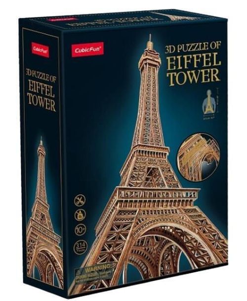 купить Конструктор Cubik Fun MC284h 3D puzzle Turnul Eiffel, 314 elemente в Кишинёве 