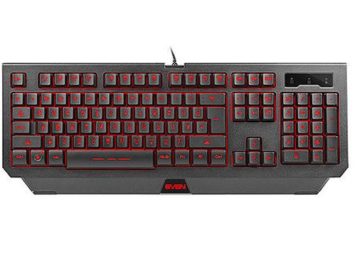 купить Gaming Keyboard SVEN Challenge 9300 black, 3 variable backlight colors, USB, gamer (tastatura/клавиатура), www в Кишинёве 