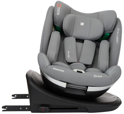 cumpără Scaun auto Kikka Boo 31002100021 cu isofix i-Drive i-Size Light Grey, 40-150 cm în Chișinău 