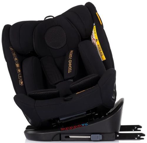 cumpără Scaun auto Chipolino STKTHG02601NO I-Size 40-150cm Isofix 360 Techno iGrow noir în Chișinău 