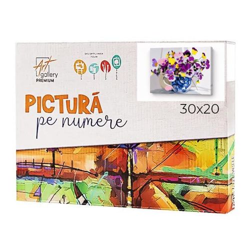 cumpără Tablou pe numere Art Gallery CX4307 20x30cm Violete multicolore în Chișinău 