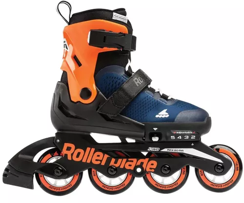 cumpără Role Rollerblade 7062200174 microblade CUBE BLU NOTTE/ARANCIO Size 33-36.5 în Chișinău 