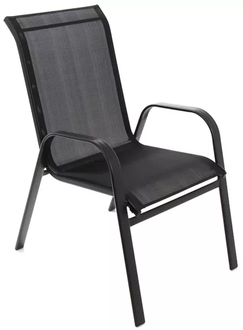 купить Стул Hydro S Садовый стул, металл/текстиль, 88x70x54, черный в Кишинёве 