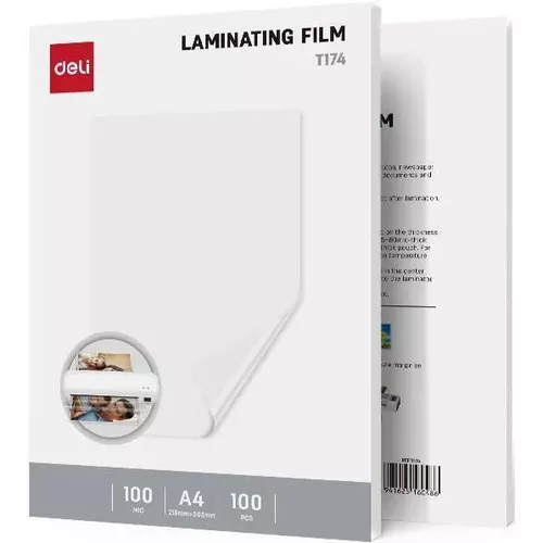 cumpără Folie pentru laminare Deli DLET174, A4, 100 мkм, 100 листов în Chișinău 