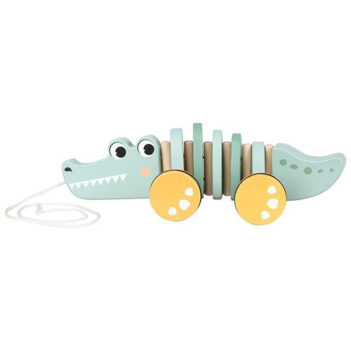 купить Игрушка каталка Premaman PJQ452-CCC-UNQ Crocodil Multicolor в Кишинёве 