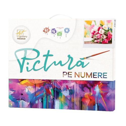 cumpără Tablou pe numere Art Gallery GX9193 Buchet de lalele 40x50cm în Chișinău 