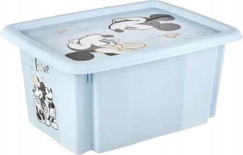 cumpără Cutie depozitare Keeeper Mickey Mouse Cloudy Blue (12236684) 15L для игрушек în Chișinău 