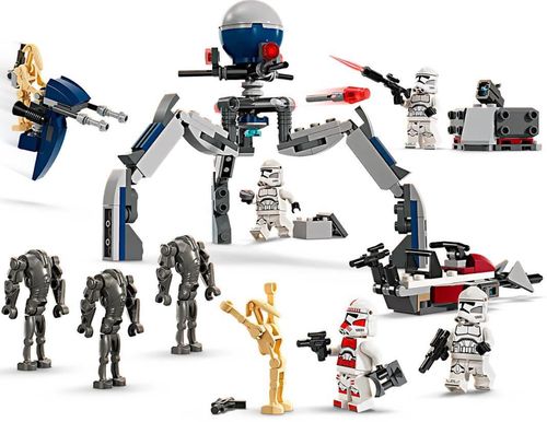 cumpără Set de construcție Lego 75372 Star Wars Pachetul de luptă Clone Trooper și Battle Droid în Chișinău 