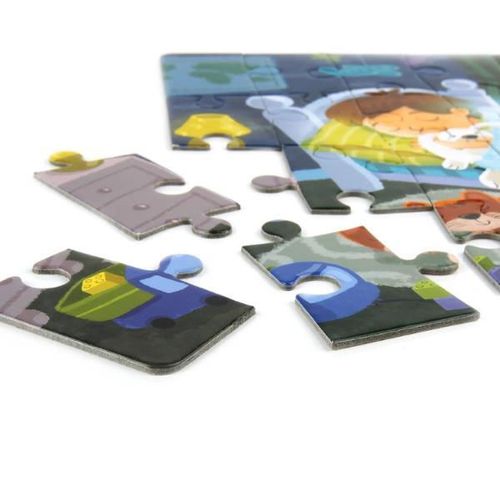 cumpără Puzzle Dodo 300130 Puzzle 4 în 1 Ziua mea, 72 elem. în Chișinău 
