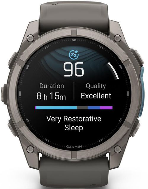 купить Смарт часы Garmin Fenix 9, 51mm, Bare Ti, Pebble Gray Band (010-04763-01) в Кишинёве 