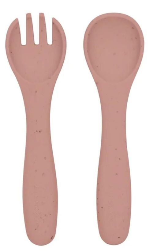 cumpără Seturi pentru hrănire bebelușilor Kikka Boo 31302050045 Set de hranire din silicon Platinum Blush în Chișinău 