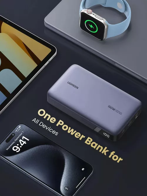 cumpără Acumulator extern USB (Powerbank) Ugreen 25188 Two-way Fast Charging 20000mAh, Grey în Chișinău 