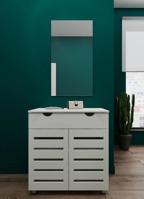 купить Полка для обуви Fabrik Home Модуль 11 (850x800x355) Белый ясень в Кишинёве 