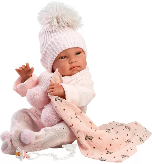 купить Кукла Llorens 84338 Tina Toquilla Bambi Rosa 43cm в Кишинёве 
