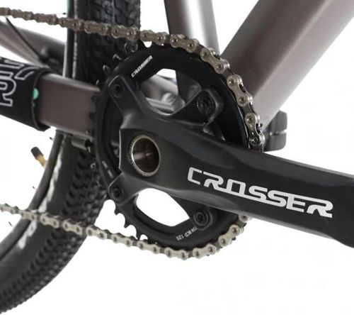 купить Велосипед Crosser SOLO 29" 21 21S Shimano+Logan Hidraulic/29" 075-C-21 Grey/Blue N1R1-2 в Кишинёве 