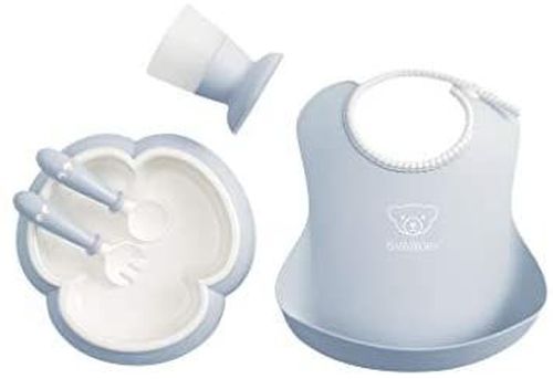 Set pentru alimentatie BabyBjorn Powder Blue 