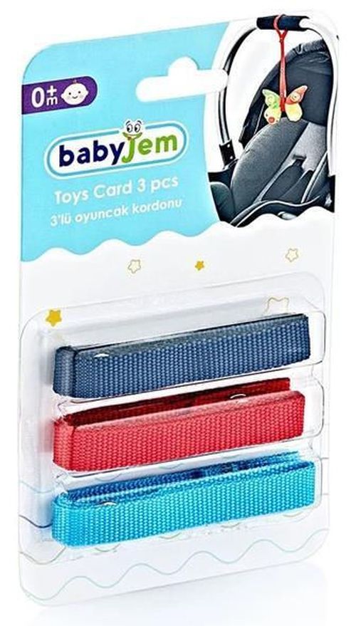 cumpără Jucărie cu pandantiv BabyJem 509 Set 3 panglici pentru agatat jucarii în Chișinău 