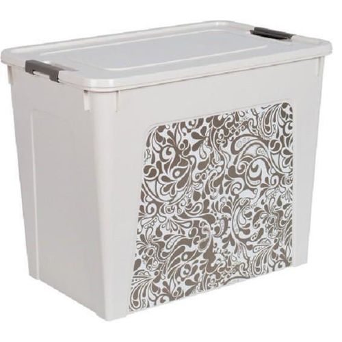 cumpără Cutie depozitare Aleana 124059 Smart Box cu decor Home 40.0 l, 49x32x39 cm în Chișinău 