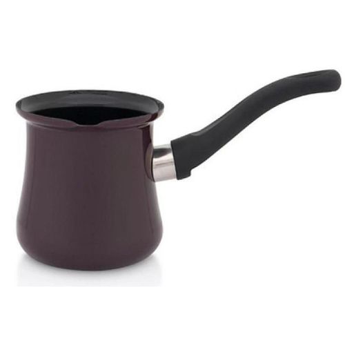 купить Турка для кофе Metalac 57044 Ibric emailat Bordo 0.4l, pentru 4cani в Кишинёве 
