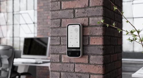 купить Аксессуар для систем безопасности Ajax KeyPad TouchScreen (8EU) ASP black в Кишинёве 