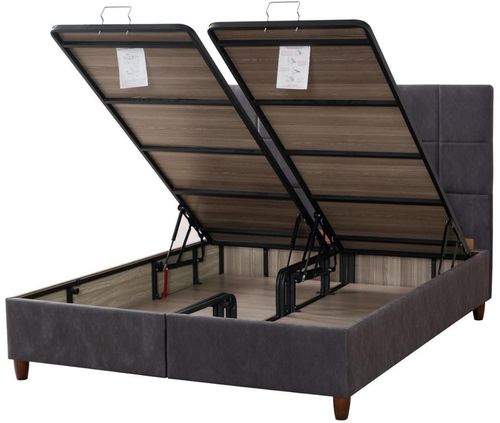 cumpără Pat oskar Side Havana Grafit 50 (без матраса) В116/Ш+3/Т+10см 160×200 în Chișinău 