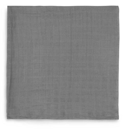 купить Аксессуар для пеленания Jollein 435-852-65308 Pelinci din bumbac Bamboo Storm Grey, 115x115 cm, 2 buc. в Кишинёве 