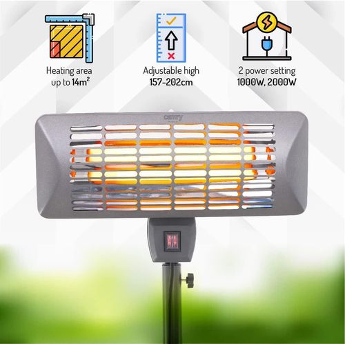 купить Обогреватель инфракрасный Camry CR 7737 в Кишинёве 